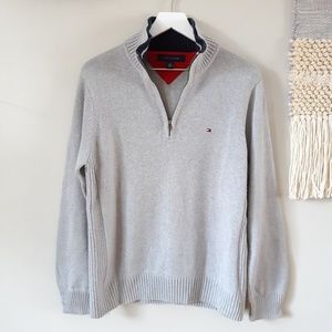 Tommy Hilfiger | Mock Neck Quarter Zip Sweater